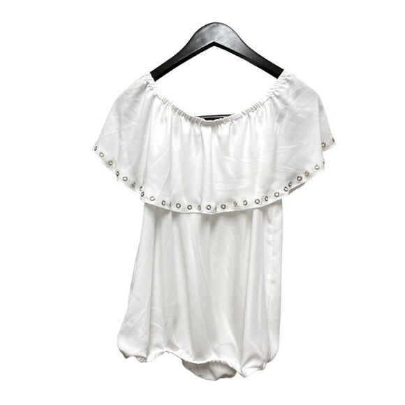 🌟75% OFF🌟Michael Kors🌟Off Shoulder White Top - Picture 2 of 2